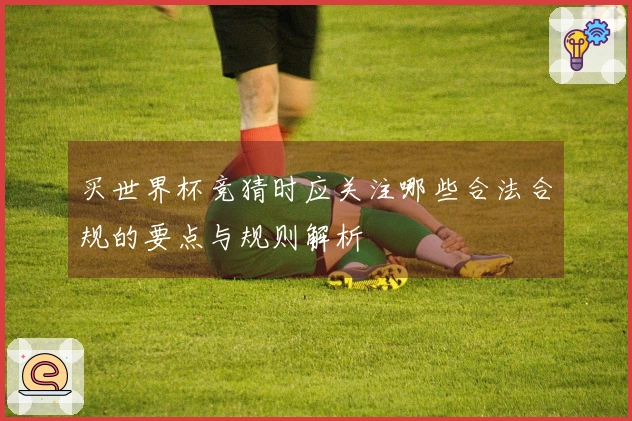 买世界杯竞猜时应关注哪些合法合规的要点与规则解析