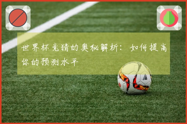 世界杯竞猜的奥秘解析：如何提高你的预测水平
